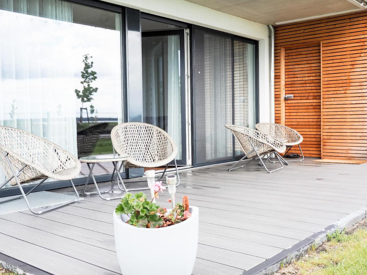 Moderne Ferienwohnung Mit Seeblick & Terrasse 96Qm Grossraeschen Ngoại thất bức ảnh