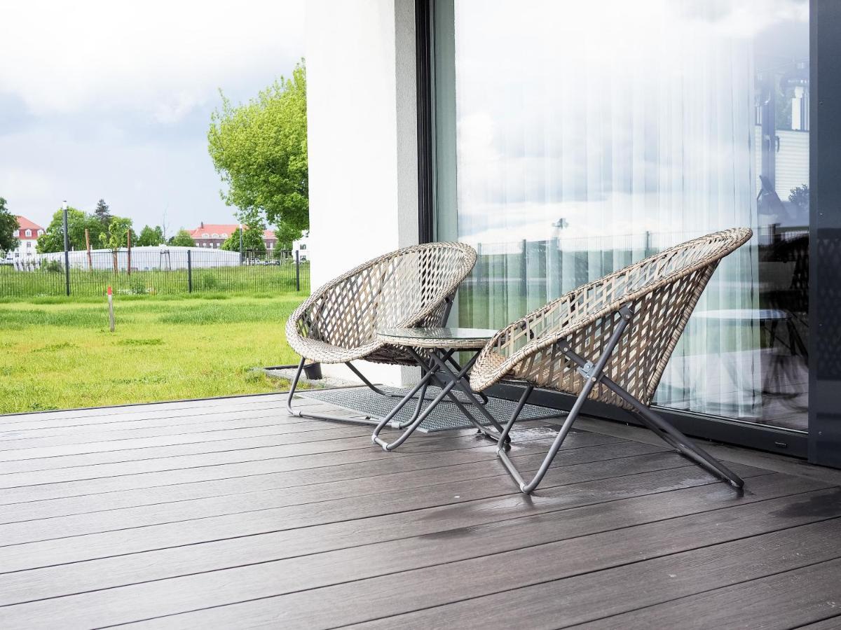 Moderne Ferienwohnung Mit Seeblick & Terrasse 96Qm Grossraeschen Ngoại thất bức ảnh